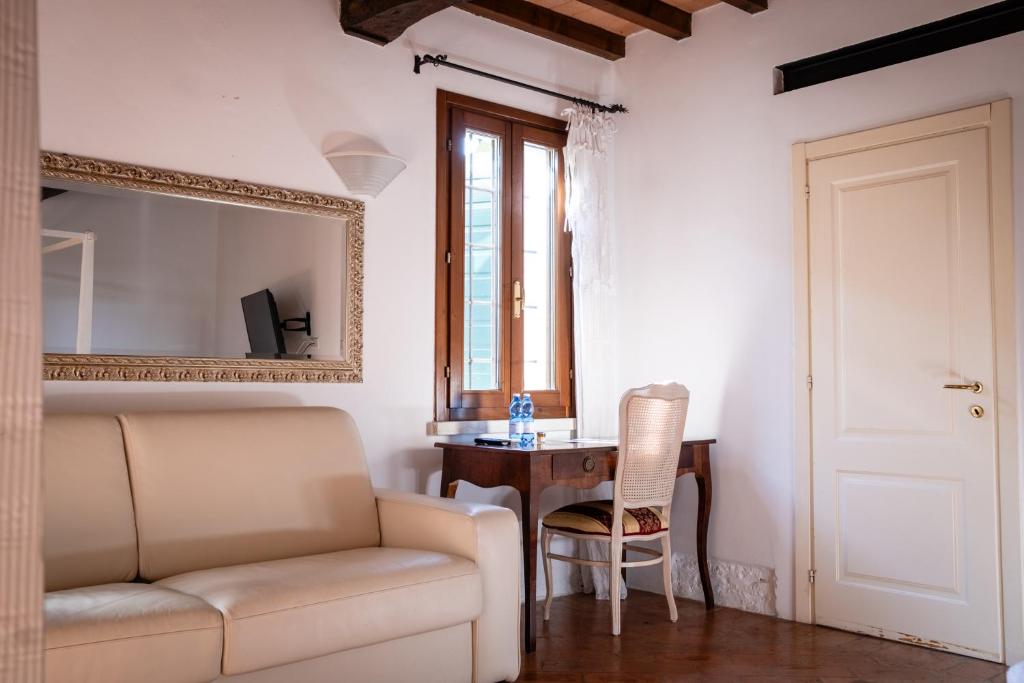 Posezení v ubytování Agriturismo Corte Capiluppia