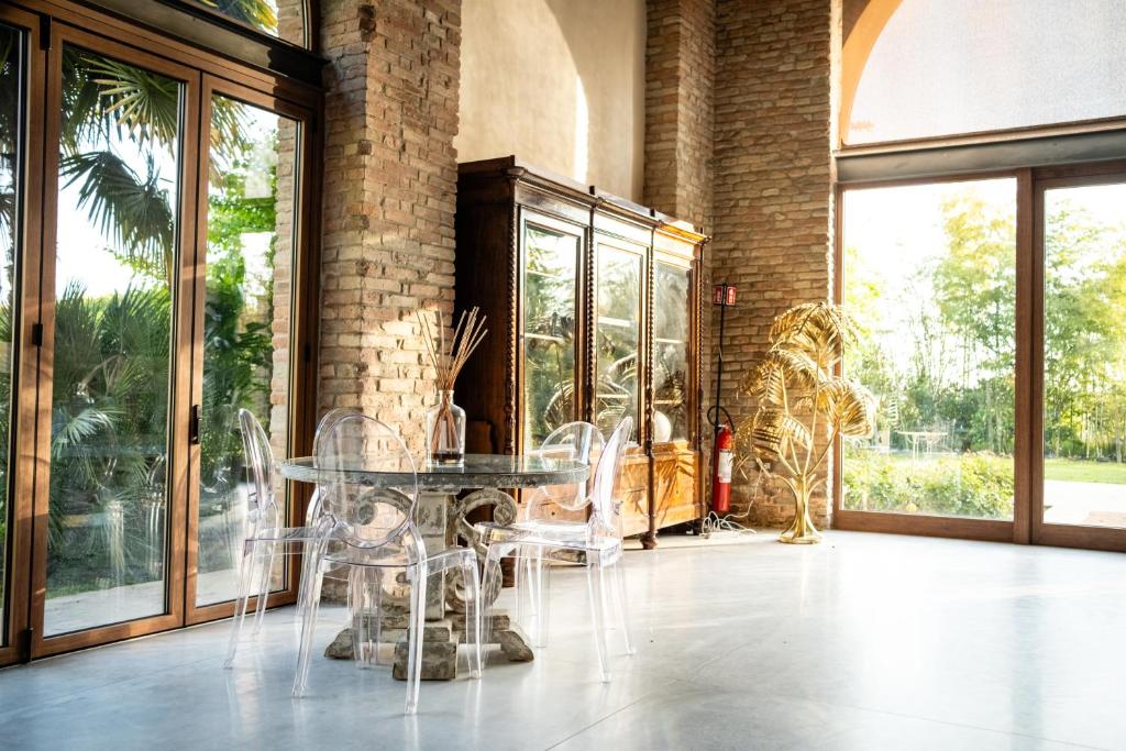 Balkón nebo terasa v ubytování Agriturismo Corte Capiluppia