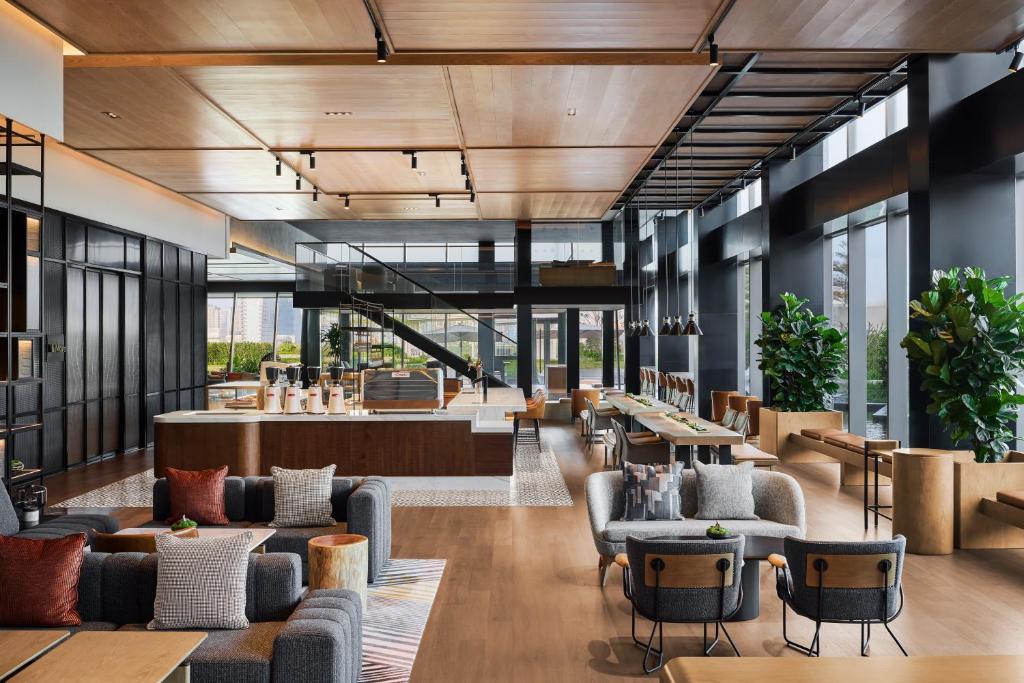Posezení v ubytování Sheraton Grand Xiamen Jimei