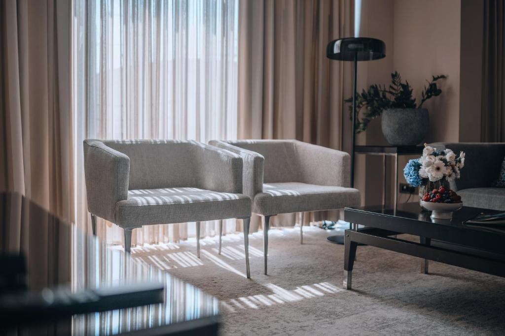 Posezení v ubytování Boutique Hotel Townhouse 27