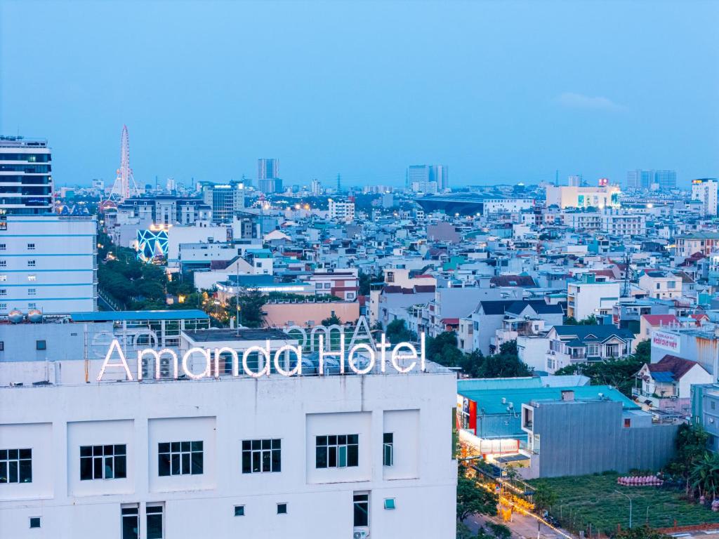 Nespecifikovaný výhled na destinaci Danang nebo výhled na město při pohledu z hotelu