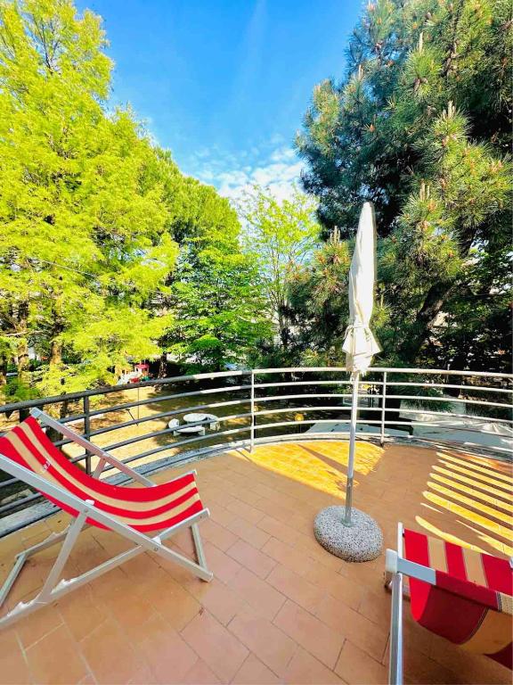 Balkón nebo terasa v ubytování LUDO Holiday House