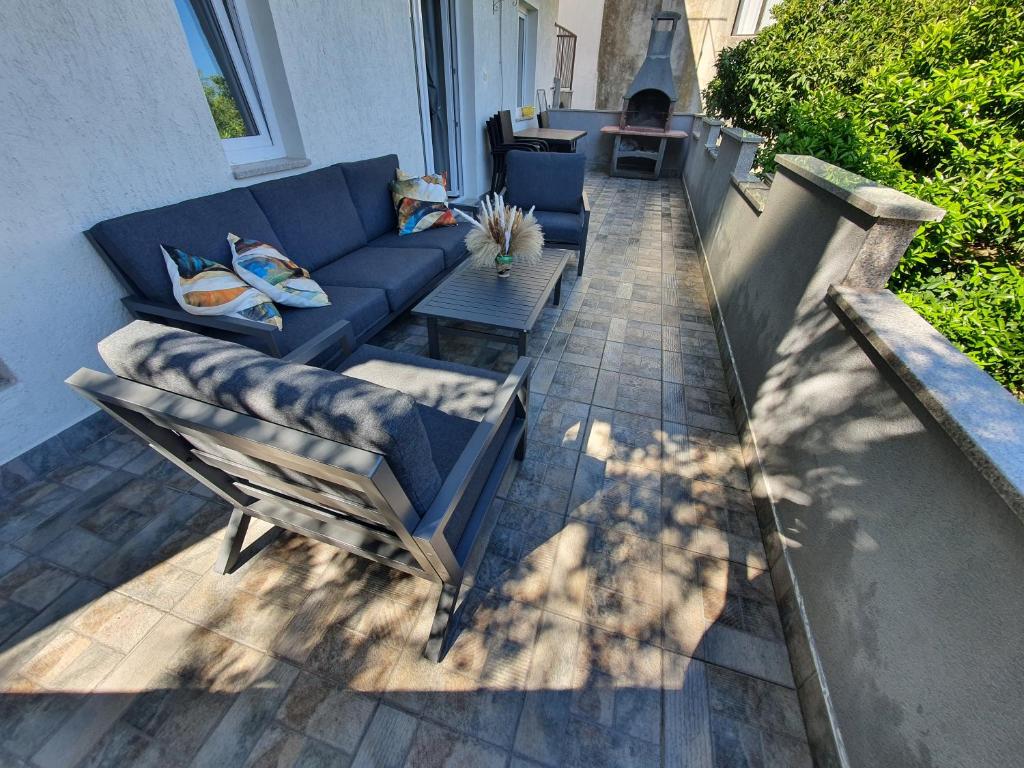 Posezení v ubytování Apartment Biočić