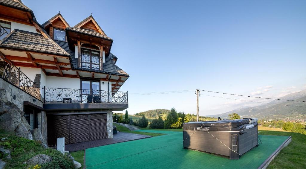 Výhľad na hory alebo výhľad na hory priamo z apartmánu