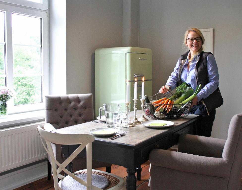 Gutshaus Volzrade Hotel & Ferienwohnungen in Elbnähe - Appartement 2 Chambres Avec Vue Sur Jardin