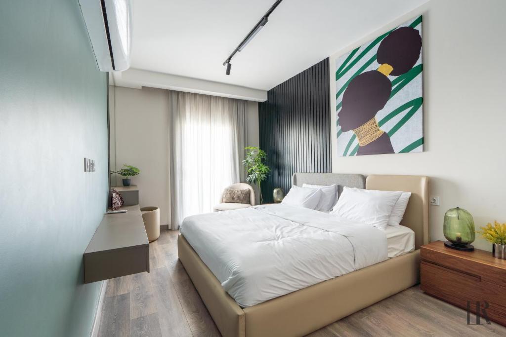 Katil atau katil-katil dalam bilik di Easy Rental Serviced Apartment in Zed El Sheikh Zayed