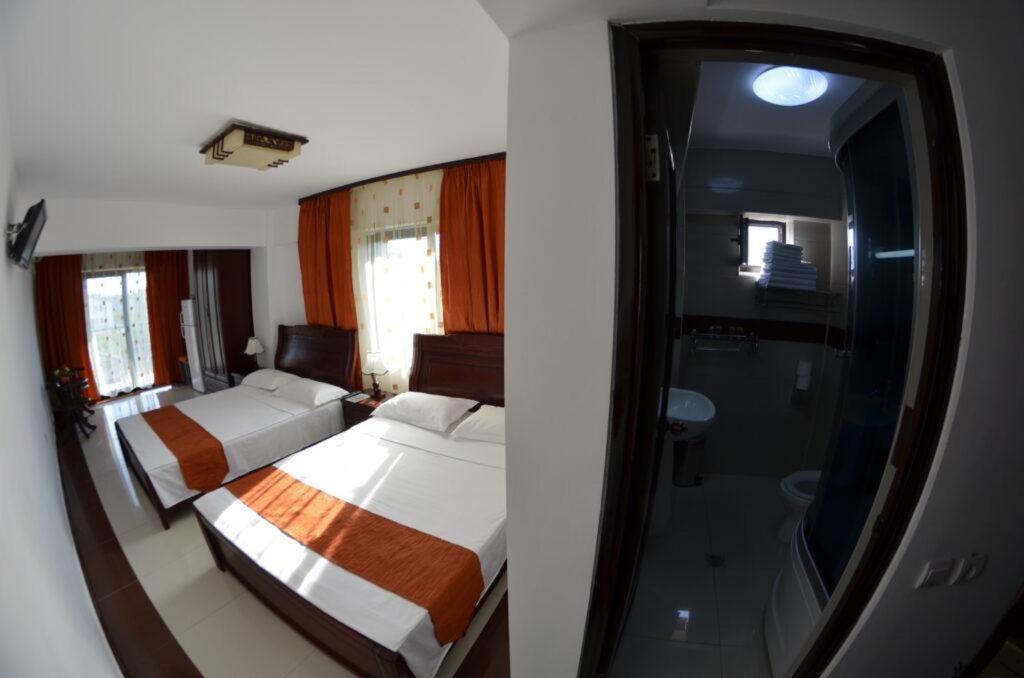 Postel nebo postele na pokoji v ubytování SmartHouse