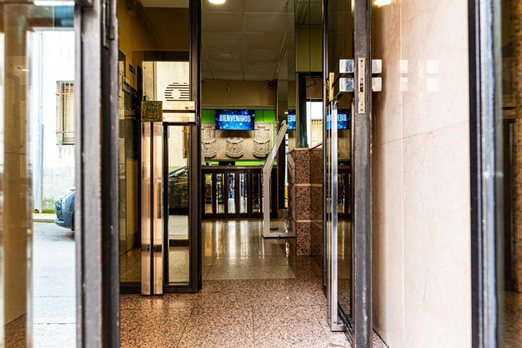 TV a/nebo společenská místnost v ubytování Hotel Alda Guijuelo