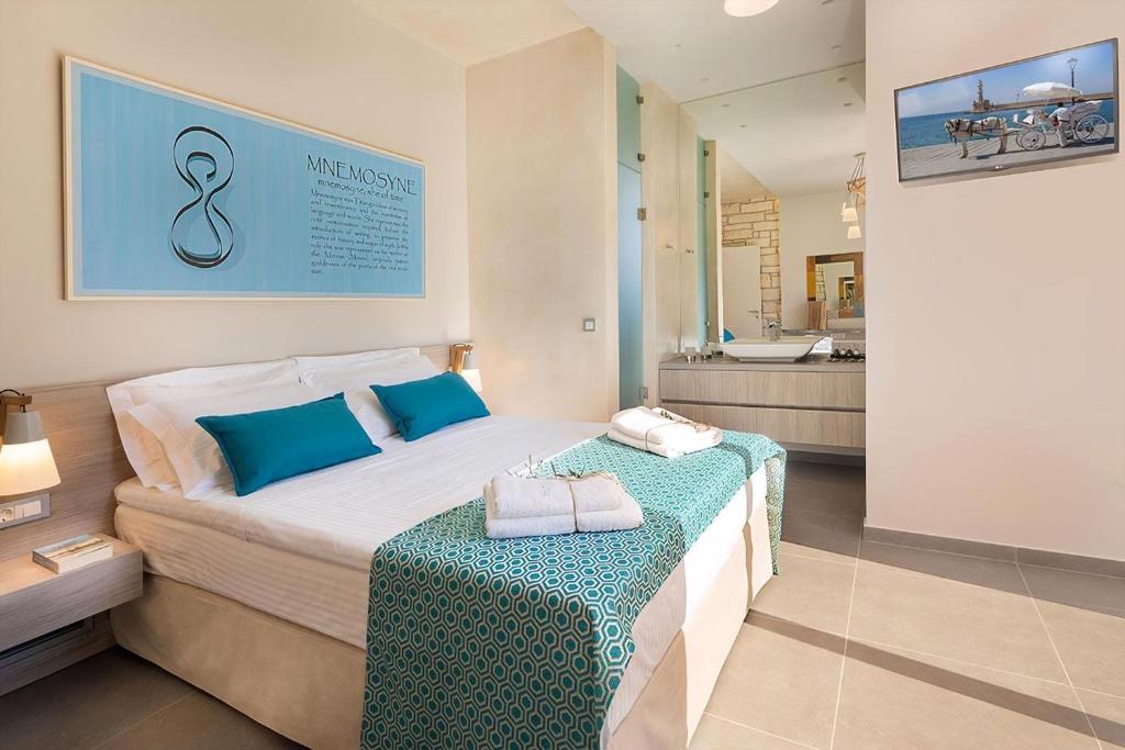 Zdjęcie z galerii obiektu Deluxe Crete Villa Villa Kronos 3 Bedroom Sea View Chania w mieście Kambiá