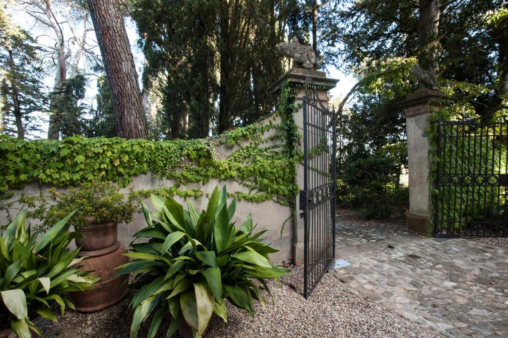 Vonkajšia záhrada v ubytovaní Villa Humbourg