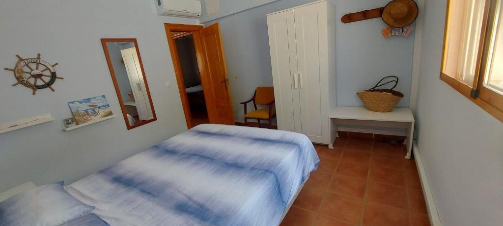 Postel nebo postele na pokoji v ubytování Cortijo Blanco
