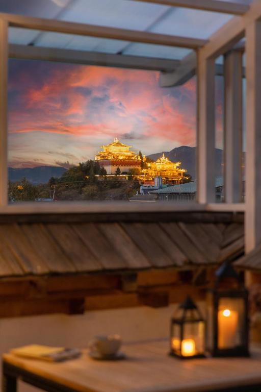 Nespecifikovaný výhled na hory nebo výhled na hory při pohledu z bed and breakfast