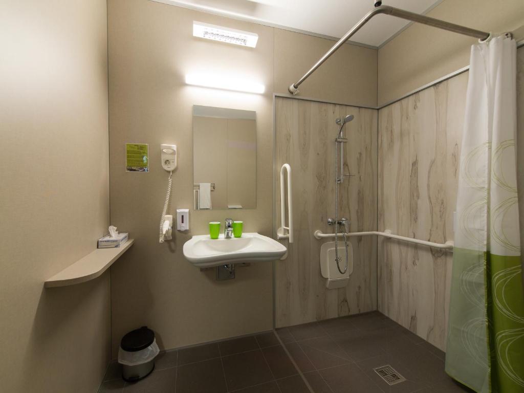 Koupelna v ubytování Smart Motel