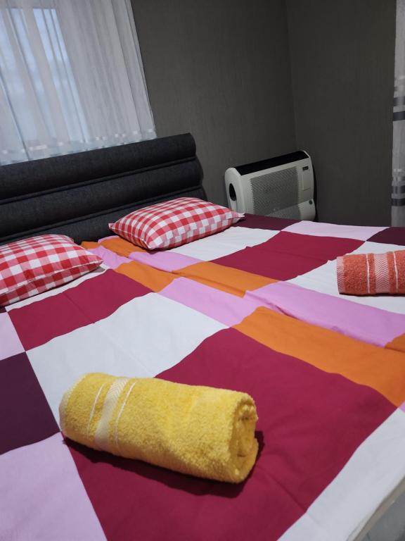 Postel nebo postele na pokoji v ubytování Guesthouse Vashlovani
