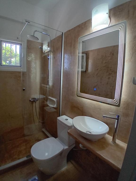Kúpeľňa v ubytovaní Studios Spiros Parga