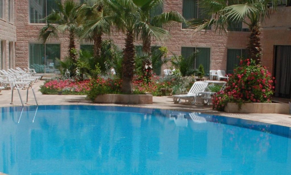 Bazén v ubytování Petra Palace Hotel nebo v jeho okolí