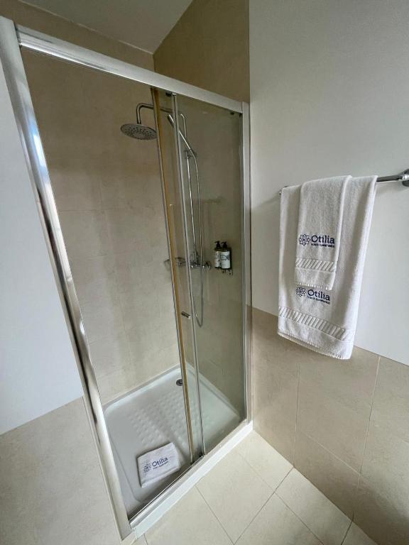 Koupelna v ubytování Otília Apartamentos