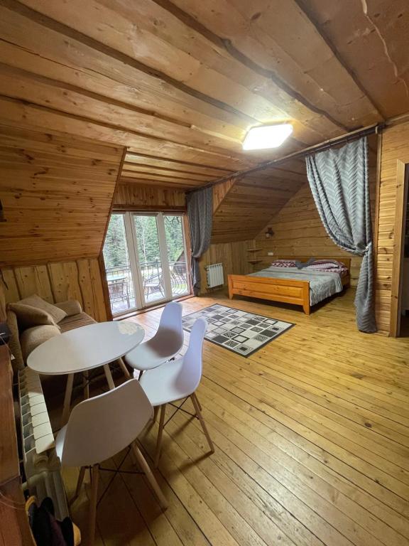 Postel nebo postele na pokoji v ubytování У Віти номер1