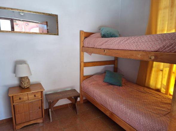 Postel nebo postele na pokoji v ubytování Hostal Las Kañas