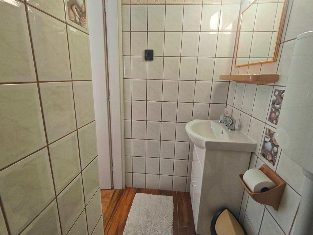 Koupelna v ubytování Illés Vendégház
