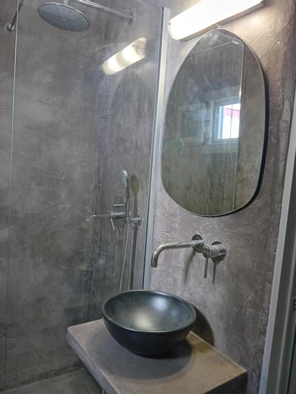 Kúpeľňa v ubytovaní Studios Spiros Parga