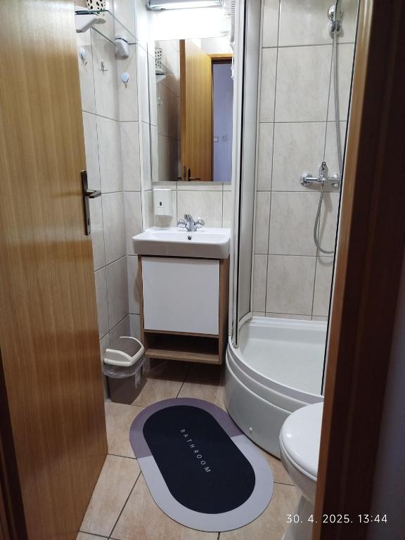 Koupelna v ubytování Apartmani - sobe Ćosić