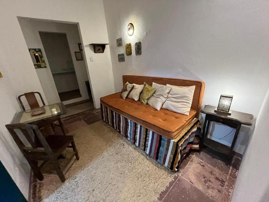 Posezení v ubytování Apto com Arte no Pelourinho