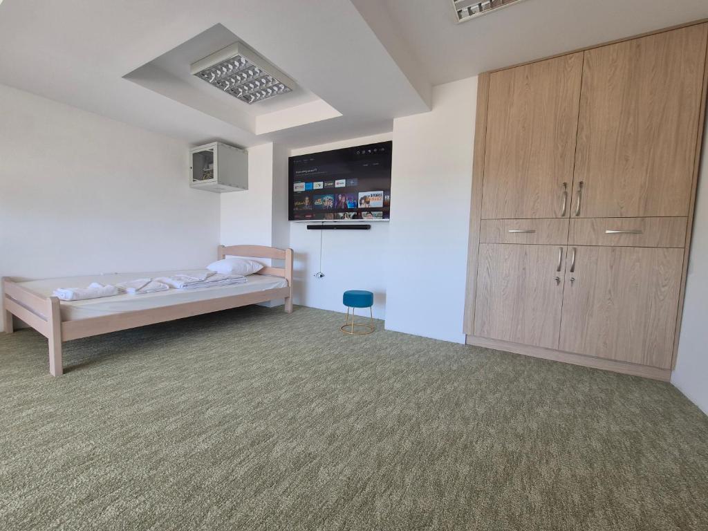 Postel nebo postele na pokoji v ubytování AdriaMont - Rooms & Coworking