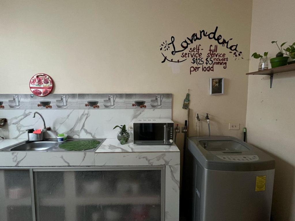 Kuchyň nebo kuchyňský kout v ubytování Pachamac Casa