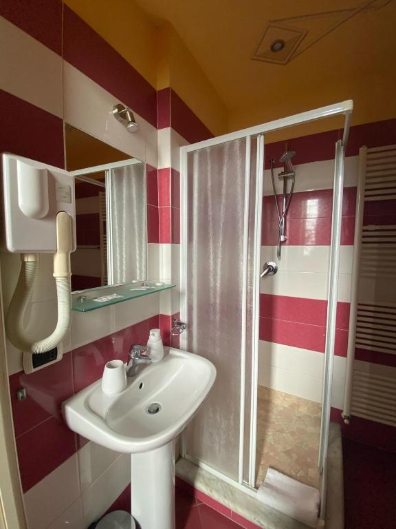 Koupelna v ubytování Le Sette Lune Rooms