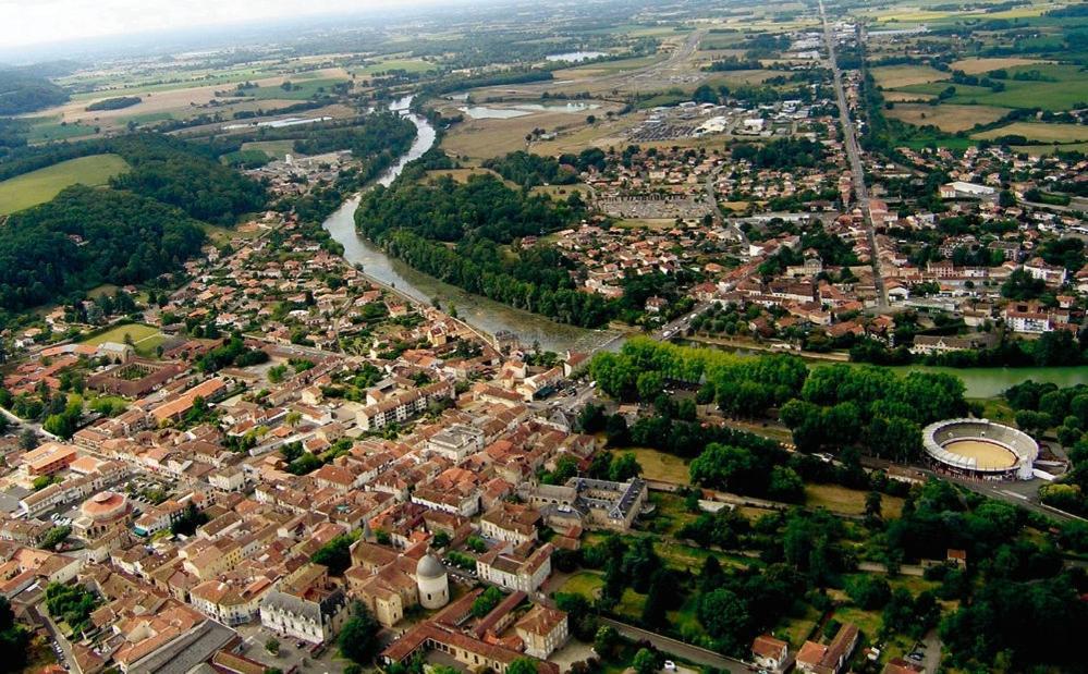 Letecký snímek ubytování Chez l'ahumat