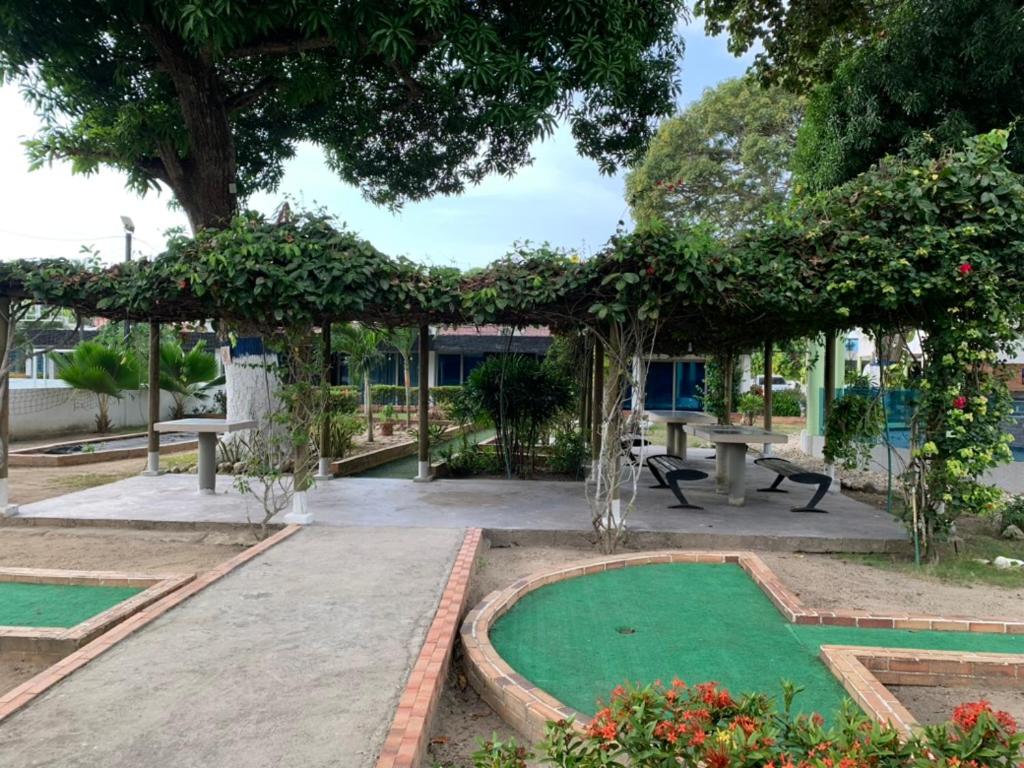 Zahrada ubytování Cabaña en coveñas en acogedor conjunto residencial