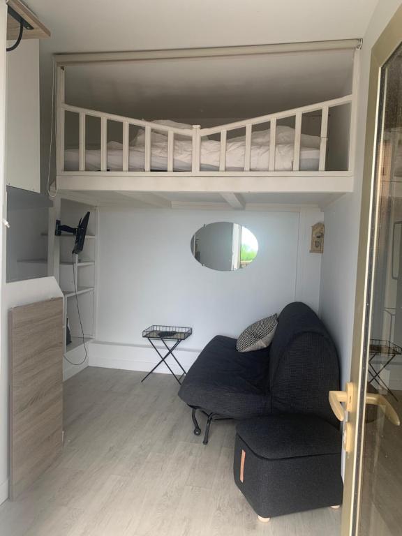 Posezení v ubytování Studio Biarritz 2 personnes face à l'océan proche plages Port