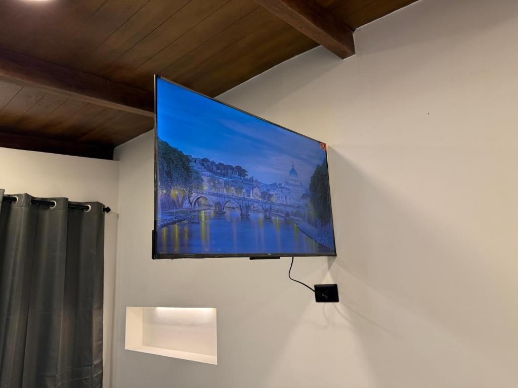 TV a/nebo společenská místnost v ubytování Casa Elalu