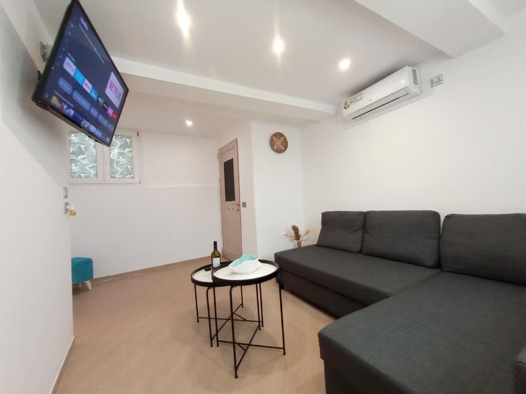 Posezení v ubytování Golden View Villas