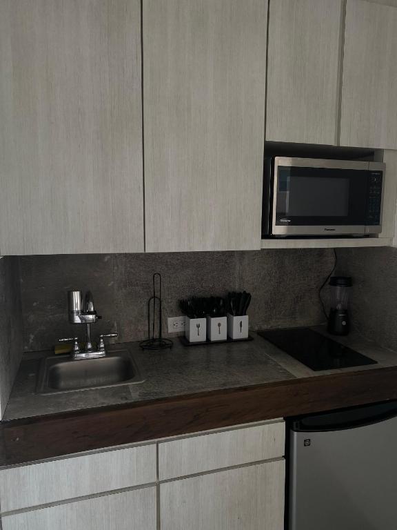 Kuchyň nebo kuchyňský kout v ubytování Casa Condado Hotel & Residences