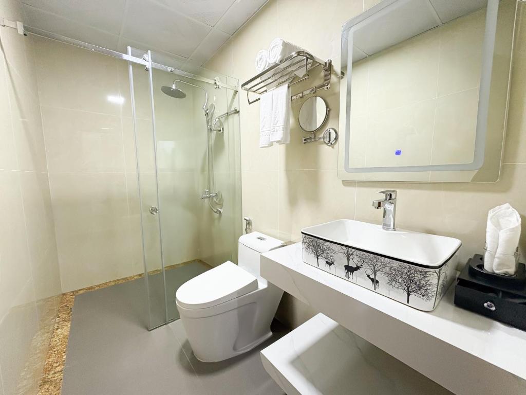 Koupelna v ubytování A25 Hotel - Hoàng Đạo Thúy 2