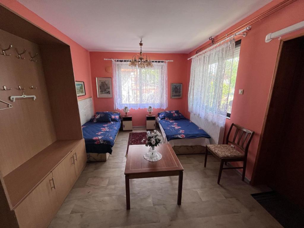 Posezení v ubytování Nap körút Apartman