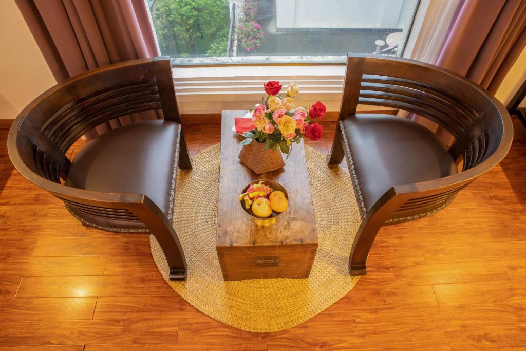 Posezení v ubytování La Rose Suites