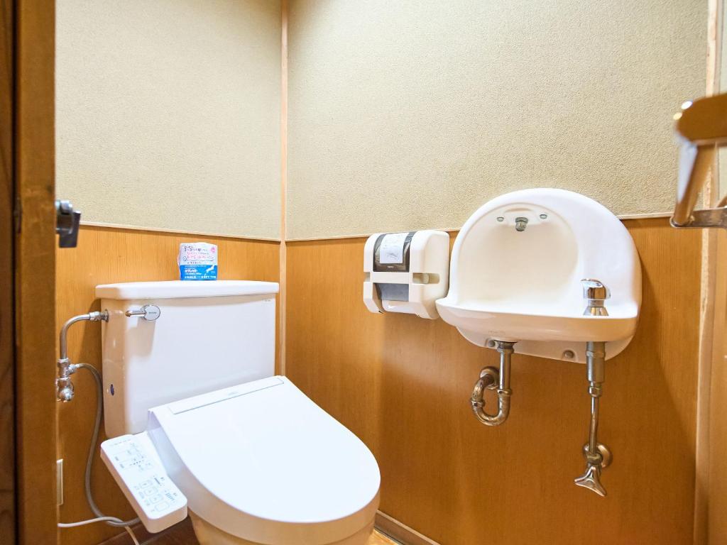 Koupelna v ubytování Sinonomesou Kinosaki Onsen
