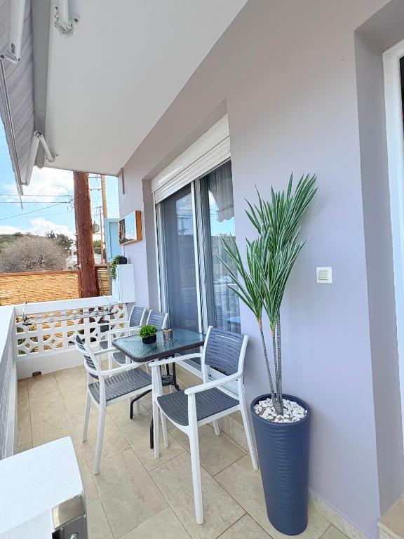 Balkón nebo terasa v ubytování M&N Apartments