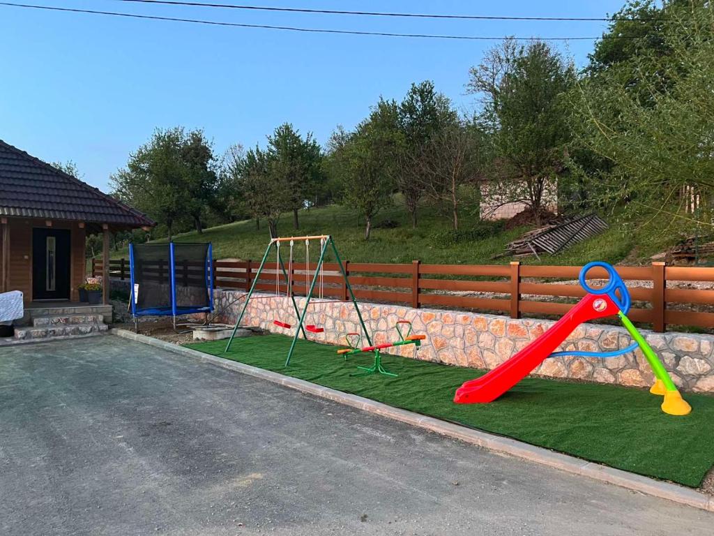 Herní místnost nebo prostor pro děti v ubytování Apartman 1 nase brdo