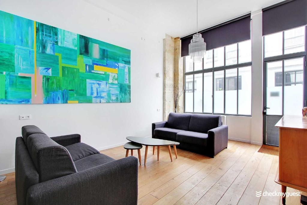 Elegant apartment - 1BR-6P- Grands Boulevards
