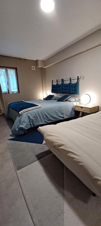 Postel nebo postele na pokoji v ubytování Appartement entre Sisteron et Gorges de la Méouge " Les Hauts de Toscane "