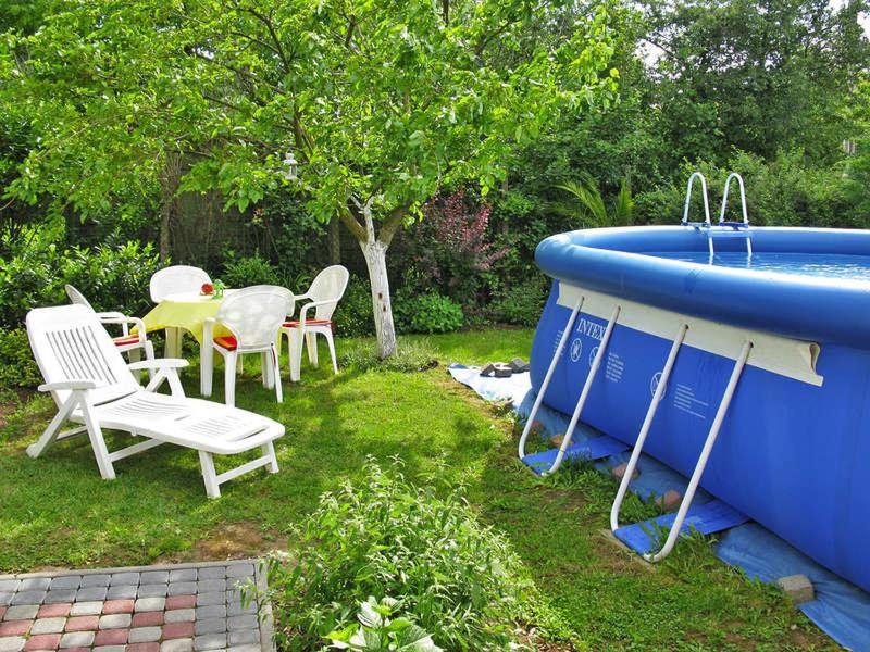 Swimmingpoolen hos eller tæt på Pelso apartman