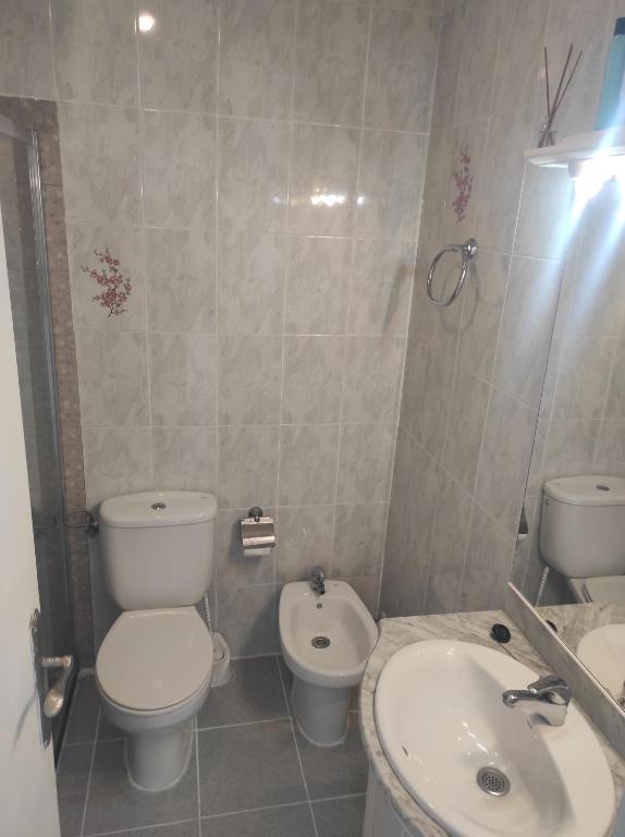 Kúpeľňa v ubytovaní Mi morena cala llobeta 35