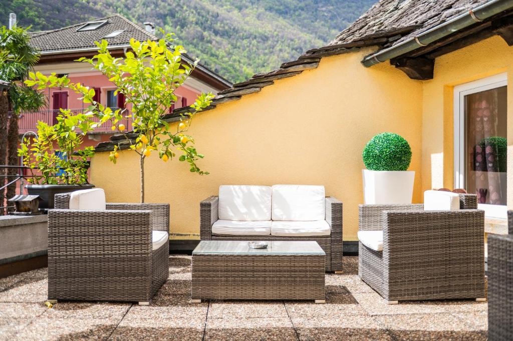 Posezení v ubytování Locanda Poncini