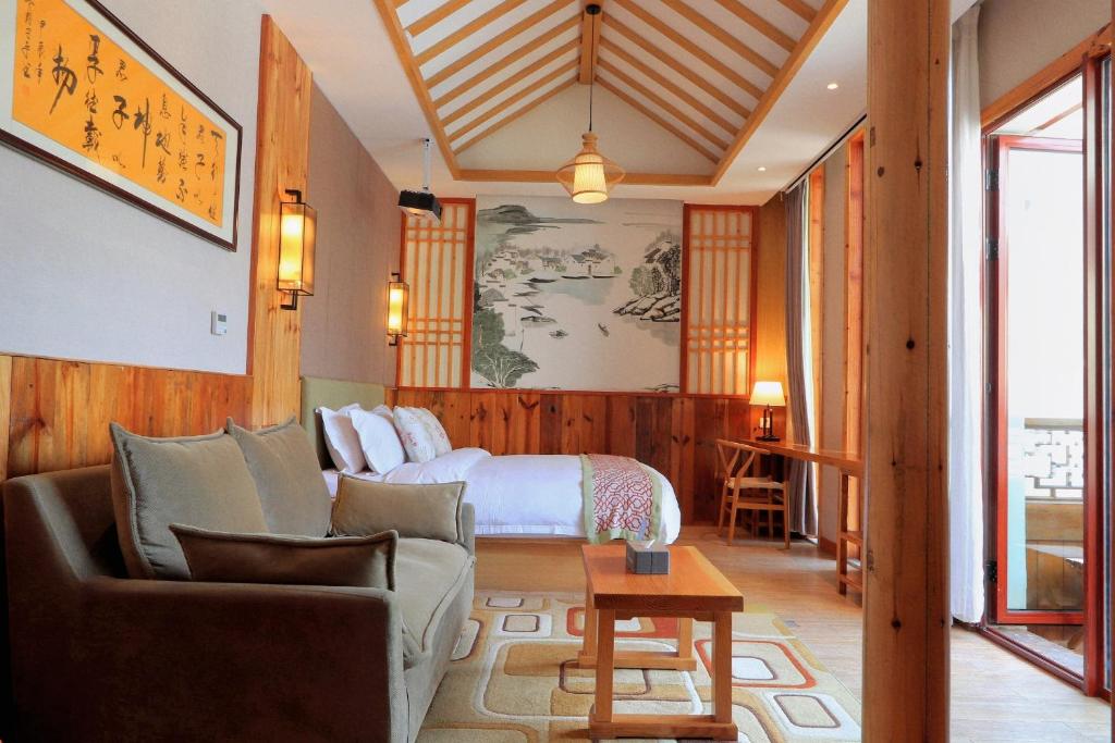 Posezení v ubytování Mild Spring Boutique Hotel
