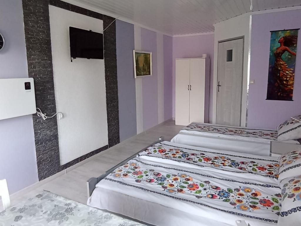Posteľ alebo postele v izbe v ubytovaní Anrema - Pokoje 21m2