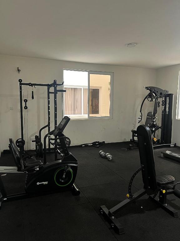 Fitness centrum a/nebo fitness zařízení v ubytování AQUA GARDENS SEAVIEW LUXURY HOMESTAY NYALI Msa